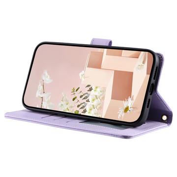 Sony Xperia 10 VII Luksus Vatteret Pung - lilla