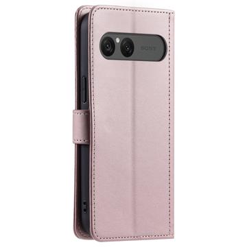 Sony Xperia 10 VII Luksus Vatteret Pung - rosaguld