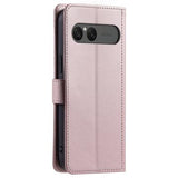 Sony Xperia 10 VII Luksus Vatteret Pung - rosaguld