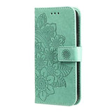 Sony Xperia 10 VII Mandala Series Etui med Pung - Grøn
