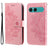 Sony Xperia 10 VII Mandala Series Etui med Pung - Pink