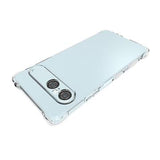 Sony Xperia 10 VII Stødsikkert Silikone Cover - Gennemsigtig