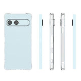 Sony Xperia 10 VII Stødsikkert Silikone Cover - Gennemsigtig