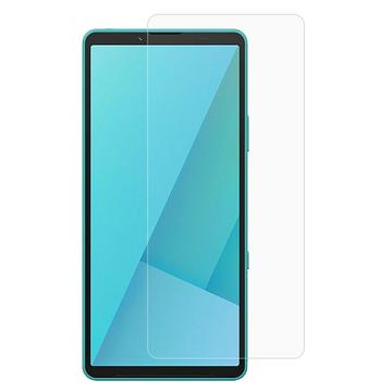 Sony Xperia 10 VII Skærmbeskyttelse Hærdet Glas - 9H - Case Friendly - Gennemsigtig