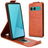 Sony Xperia 10 VII lodret flip-etui med stativ - Brun
