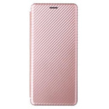 Sony Xperia 5 IV Flip Cover - Karbonfiber - Rødguld