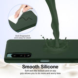 Sony Xperia 5 IV Liquid Silikone Cover - MagSafe Kompatibel - Mørkegrøn