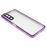 Sony Xperia 5 IV Magnetisk Cover med Hærdet Glas til Bagsiden - Lilla