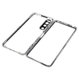 Sony Xperia 5 IV Magnetisk Cover med Hærdet Glas til Bagsiden - Sølv