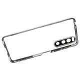 Sony Xperia 5 IV Magnetisk Cover med Hærdet Glas til Bagsiden - Sølv