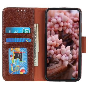 Sony Xperia 5 V Elegant Series Pung med Stativfunktion - Brun