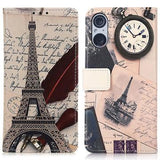 Sony Xperia 5 V Glam Series Etui med Pung - Eiffeltårnet