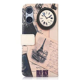 Sony Xperia 5 V Glam Series Etui med Pung - Eiffeltårnet