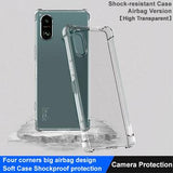Sony Xperia 5 V Imak Faldsikkert TPU Cover - Gennemsigtig