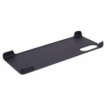 Sony Xperia 5 V Gummibelagt Plastik Cover - Sort