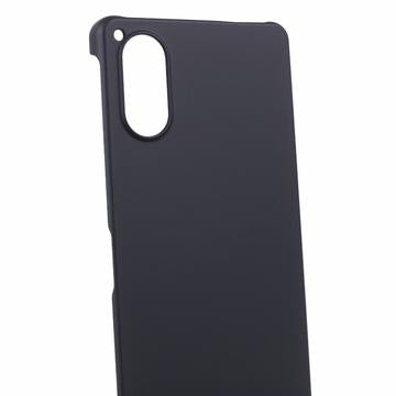 Sony Xperia 5 V Gummibelagt Plastik Cover - Sort