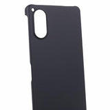 Sony Xperia 5 V Gummibelagt Plastik Cover - Sort