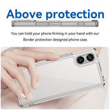 Sony Xperia 5 V Ridsefast Hybrid Cover - Gennemsigtig