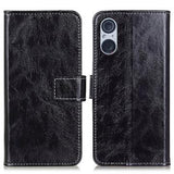 Sony Xperia 5 V Pung Taske med Magnetisk Lukning - Sort