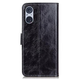 Sony Xperia 5 V Pung Taske med Magnetisk Lukning - Sort