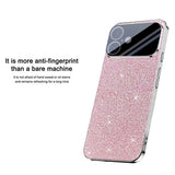 iPhone 17 Mousserende Glitter Hybrid Cover - Pink