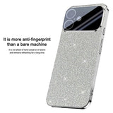 iPhone 17 Mousserende Glitter Hybrid Cover - Sølv