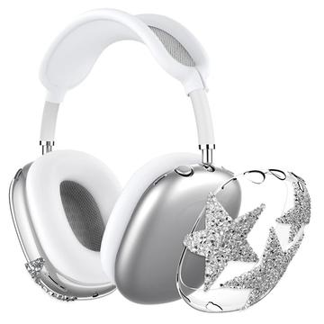 Sparkly Star 3-i-1 beskyttelsessæt til AirPods Max - Sølv