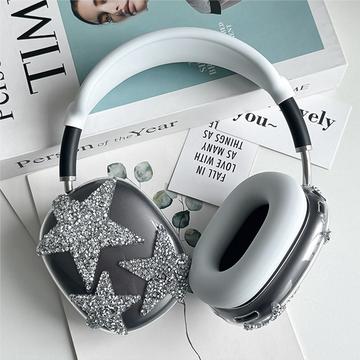 Sparkly Star 3-i-1 beskyttelsessæt til AirPods Max - Sølv