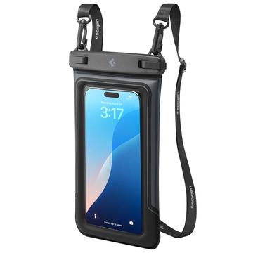 Spigen A611P Universal vandtæt flydende etui - IPX8/30m, 2-pak - mat sort