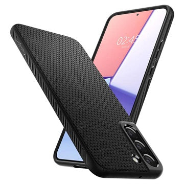 Spigen Liquid Air Samsung Galaxy S22 5G TPU Cover - Sort