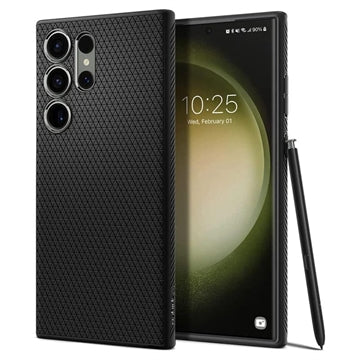 Spigen Liquid Air Samsung Galaxy S23 Ultra 5G TPU Cover - Sort