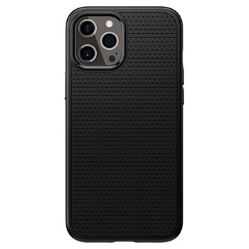 Spigen Liquid Air iPhone 12/12 Pro TPU Cover - Sort