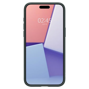 iPhone 15 Pro Max Spigen Liquid Air TPU Cover - Mørkegrøn