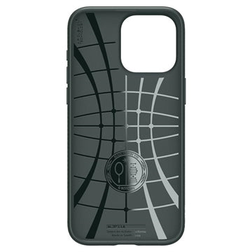 iPhone 15 Pro Max Spigen Liquid Air TPU Cover - Mørkegrøn