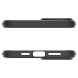 iPhone 15 Spigen Liquid Air TPU Cover - Sort