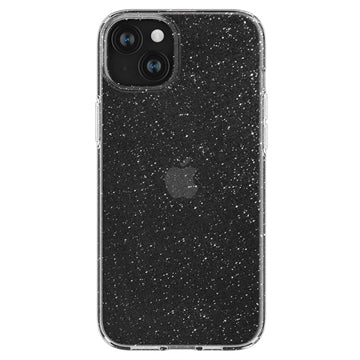 iPhone 15 Plus Spigen Liquid Crystal Glitter Cover - Gennemsigtig