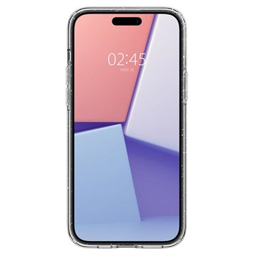 iPhone 15 Plus Spigen Liquid Crystal Glitter Cover - Gennemsigtig