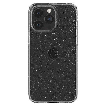 iPhone 15 Pro Max Spigen Liquid Crystal Glitter Cover - Gennemsigtig