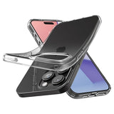 iPhone 15 Pro Max Spigen Liquid Crystal TPU Cover - Gennemsigtig