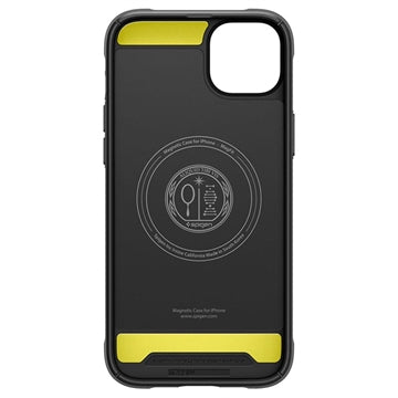 Spigen Rugged Armor Mag iPhone 14 TPU Cover - Sort