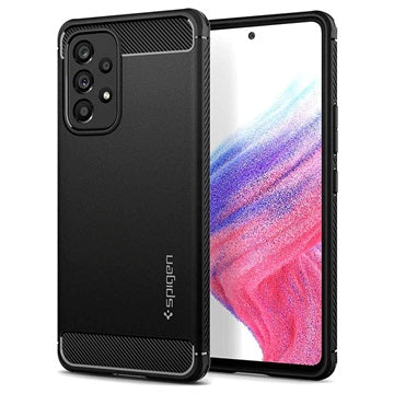 Spigen Rugged Armor Samsung Galaxy A53 5G TPU Cover - Sort