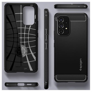 Spigen Rugged Armor Samsung Galaxy A53 5G TPU Cover - Sort