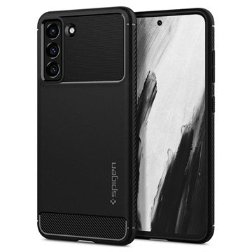 Spigen Rugged Armor Samsung Galaxy S21 FE 5G TPU Cover - Sort