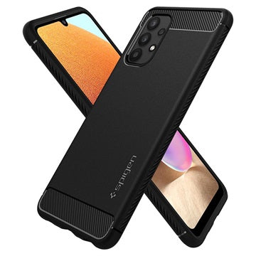 Spigen Rugged Armor Samsung Galaxy A52 5G, Galaxy A52s TPU Cover - Sort