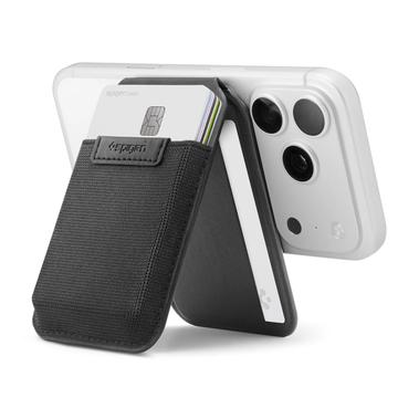 Spigen S314-4 Slim Fold MagSafe pung med kortholder – Sort