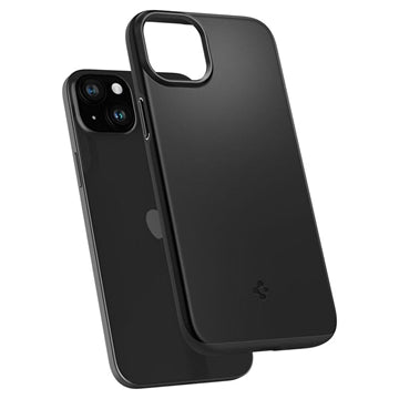 iPhone 15 Spigen Thin Fit Hybrid Cover - Sort