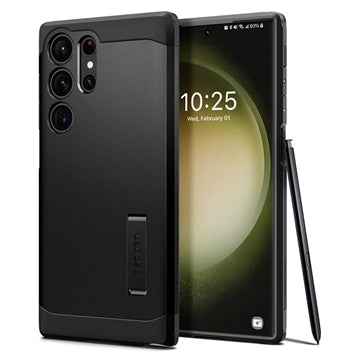 Spigen Tough Armor Samsung Galaxy S23 Ultra 5G Cover - Sort
