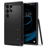 Samsung Galaxy S24 Ultra Spigen Tough Armor Cover - Sort