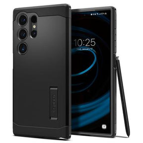Samsung Galaxy S24 Ultra Spigen Tough Armor Cover - Sort