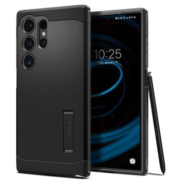 Samsung Galaxy S24 Ultra Spigen Tough Armor Cover - Sort